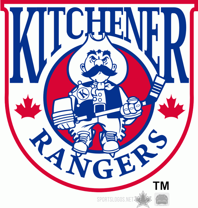 kitchener rangers 1992-2001 primary logo iron on transfers for clothing
